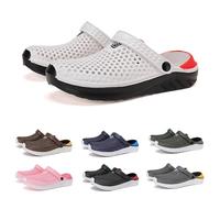 Zuecos y Mules de Verano para Unisex Adulto Slip On Sandalias de Playa Chanclas de Piscina/Casa/Jardín Transpirables Zapatillas Mujer Hombre 38-46