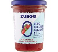 Zuegg Fragole e e Fragoline di Bosco - Mermelada de fresas y fresas silvestres (220 g, sin azúcar)