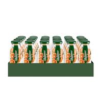 Zuegg Skipper Bar Zumo de Frutas Sabor Naranja Sin Azúcar Añadido, Bar Line en Botella de Vidrio - Bebida Puré de Naranja, Ingredientes 100% de Origen Natural (200ml x 24 Piezas)