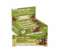 Zühre Ana Barra de frutas pistacho cacao 12x35g - Vegano, sin gluten, sin azúcar, aperitivos