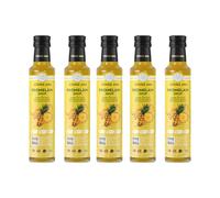 Zühre Ana® Jarabe de bromelina (5 x 250 ml) - Con bromelina, coenzima Q10, extracto de mate, L-carnitina y aroma natural de piña, tu apoyo natural en la vida cotidiana - Vegano