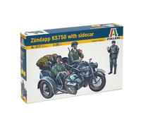 Zündapp Ks750 Con Sidecar 1 :3 5 Plástico Modelo Kit Italeri