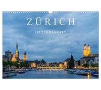 ZÜRICH - Little Big City (Wandkalender 2026 DIN A3 quer), CALVENDO Monatskalender: Zürich - klein aber fein