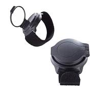 Zueyen Espejo retrovisor para bicicleta, muñequera para bicicleta, espejo retrovisor, brazo para ciclistas, 360 grados, gran angular