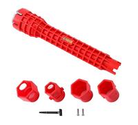 Zueyen Herramienta de llave de grifo 14 en 1, herramienta de instalación, llave de tubo, llave de grifo, herramienta de llave de tubo de plomería, para inodoro, lavabo, baño, cocina