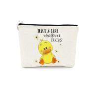 ZUFIO Bolsa de lavado para mujer, bonitos regalos con temática de animales para mujeres, para adolescentes, hija, hermana, mejor amiga, pequeña bolsa de aseo colgante de viaje, regalos de cumpleaños