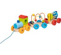 Zug Rio mit Steckbauklötzen, Motorikschleife, Rassel: 37 x 8 x (Importación USA)