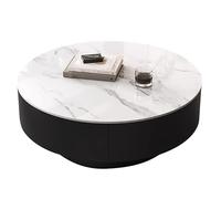 ZUGIATP Mesa De Centro Individual De Madera Texturizada Blanca Mesa De Tatami Japonesa para Sala De Estar Balcón Mirador Tatami(Cloud White,80 * 33cm/31 * 12in)