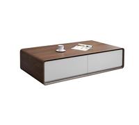 ZUGIATP Mesa De Té Zen De Madera Retro Mesa De Tatami Japonesa con Patas De Madera para Sala De Estar Balcón Mirador Tatami(Walnut+White,100 * 50 * 35cm/39 * 19 * 13in)