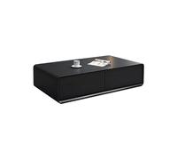 ZUGIATP Mesa De Té Zen De Madera Retro Mesa De Tatami Japonesa con Patas De Madera para Sala De Estar Balcón Mirador Tatami(Black+Black,120 * 60 * 35cm/47 * 23 * 13in)