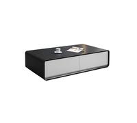 ZUGIATP Mesa De Té Zen De Madera Retro Mesa De Tatami Japonesa con Patas De Madera para Sala De Estar Balcón Mirador Tatami(Black+White,100 * 50 * 35cm/39 * 19 * 13in)