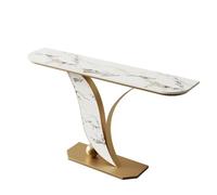 ZUGIATP Mesa Estrecha con Estructura De Metal Moderna Consola con Base Metálica Geométrica Exquisitas Tallas Tradicionales para Salón Pasillo Entrada(E,120 * 30 * 80cm/47 * 11 * 31in)