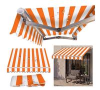 ZUGIATP Tela De Repuesto para Toldo, Tela De Repuesto para Toldo De 5x3, Estructura No Incluida; Apta para Patios Y Jardines.(18,8x6.5ft(2.4x1.98m))