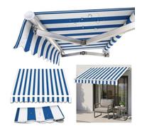 ZUGIATP Tela De Repuesto para Toldo, Tela De Repuesto para Toldo De 5x3, Estructura No Incluida; Apta para Patios Y Jardines.(4,22.9x9.8ft(6.9x2.9m))