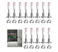 ZUGJOZD 200 clavos para pistola clavos hormigon de uñas con tuercas M8, pistola de clavos manual 7,3 mm, pistola de clavos para hormigon,para paredes de hormigón silenciosas, canales de cable