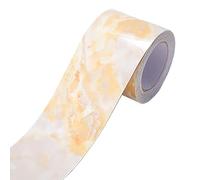 ZUGLQYSX 10M línea de cintura autoadhesiva sala estar dormitorio borde papel tapiz marco puerta impermeable película decorativa 3D pegatinas pared para Baño Cocina(13)