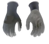 ZUGLQYSX 6 pares de guantes trabajo con revestimiento nitrilo Sandy for un excelente agarre y protección en diversas condiciones para Mecánico Taller(M)