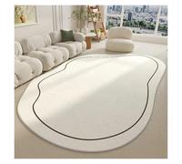 ZUGLQYSX Alfombras Alfombra De Sala Estar Área Grande Y Esponjosa Decoración del Hogar Blancas for Los Pies Cama Dormitorio Shaggy para Salón(4-YD,160x230cm)