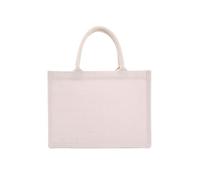 ZUGLQYSX Bolso de mano arpillera gran capacidad, bolso hombro Unisex portátil for compras, color blanco y negro para Compras(White-32x24x10cm)