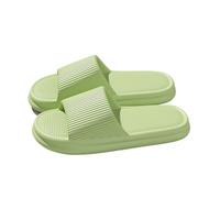 ZUGLQYSX Chanclas Nube Pantuflas Pantuflas de plataforma gruesa con suela EVA y almohada for playa, antideslizantes, for baño casa, for verano(Green,40-41)