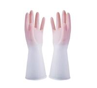 ZUGLQYSX Guantes Limpieza Guantes for lavar platos, de goma, for el hogar, for la cocina, limpieza ropa, for limpios(PinkX 10 Pairs,M)