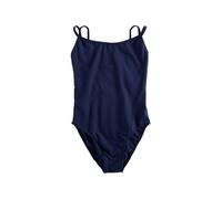 ZUGLQYSX Maillot Ballet Mujer Maillot de Ballet Tirantes Dobles for Mujer Adulta, algodón y Elastano, Blanco, Rosa, Negro, Azul, Morado Rojo(Deep Blue,S 150)