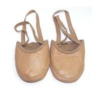 ZUGLQYSX Medias Puntas Zapato de Gimnasia rítmica Cuero for niñas, con Media Suela y Giro lírico en Punta(41)