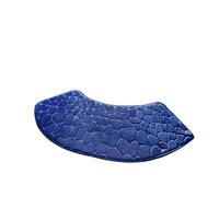 ZUGLQYSX Tappetino da Bagno Curvo Práctica Alfombra de baño Curva, Antideslizante, Gruesa y(Dark Blue)