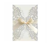 ZUGLQYSX Tarjeta Felicitacion Boda 10 etiquetas for tarjetas de invitación boda, felicitación vintage for bodas, cumpleaños, decoración, suministros for fiestas(Silver)