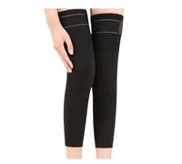 ZUGLQYSX Wool Knee Pads Support Brace Winter Warm Thermal Warmers Sleeve Ski Cycling Running 2PCS para Esquí Ciclismo Baile(General-Black,XXL for 80-105KG)