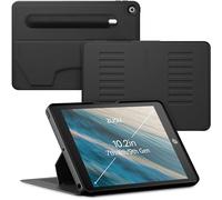 ZUGU Funda para iPad 9.ª / 8.ª / 7.ª Generación 2021/2020 / 2019 10.2 Muse Case Delgada con 8 Ángulos Ajustables Magnéticos, Bolsillo de Apple Pencil, Auto Reposo/Activación [ Negro ]