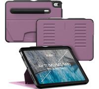 ZUGU Funda para iPad Air 11 (M4 2026 /M3 2025/M2 2024) & 5.ª/4.ª Generación (2022/2020) 10.9 Case Protector, 8 Ángulos de Visión Ajustables Magnéticos, Carga Inalámbrica del Apple Pencil [Baya Morada]