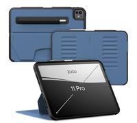 ZUGU Funda para iPad Pro 11 (M4 / M5) 2024/2025 Case Protector 8 Ángulos Ajustables Magnéticos, Carga Inalámbrica Apple Pencil, Auto Reposo/Activación [ Azul Pizarra ]