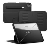 ZUGU Funda para iPad Pro 11 (M4 / M5) 2024/2025 Case Protector 8 Ángulos Ajustables Magnéticos, Carga Inalámbrica Apple Pencil, Auto Reposo/Activación [ Negro ]