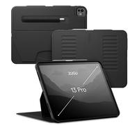 ZUGU Funda para iPad Pro 13 (M4 / M5) 2024/2025 Case Protector con 10 Ángulos de Visión Ajustables Magnéticos, Carga Inalámbrica del Apple Pencil, Auto Reposo/Activación [ Negro ]