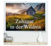 Zuhause in der Wildnis (hochwertiger Premium Wandkalender 2026 DIN A2 quer), Kunstdruck in Hochglanz: Folge mir in die Einsamkeit der Wildnis!