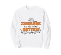 Zuhause ist wo Meine Ratten Sind Rattenliebhaber Sudadera