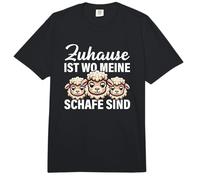 Zuhause ist Wo Meine Schafe Sind Ovejas Cordero Ovejas Comfort Colors Adult Heavyweight T-Shirt