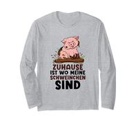 Zuhause ist Wo Meine Schweinchen Sind Granja Cerdo Manga Larga