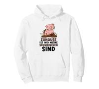 Zuhause ist Wo Meine Schweinchen Sind Granja Cerdo Sudadera con Capucha