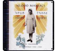 Zuhhgii 10000 Maniacs - Hope Chest The Fredonia Recordings 1982-1983 - Letreros de metal vintage con música rock para decoración de pared, letrero de lata para gimnasio, piscina, bar, baño, garaje