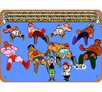 Zuhhgii Cartel de estaño con texto en inglés "They Are All Punched Out" para videojuegos, Pixel Art, juego de rol, 20 x 30 cm