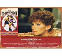 Zuhhgii Cartel de estaño retro The Main Event, tarjeta original del vestíbulo 7 Barbra Streisand Ryan O'Neal Retro de película antigua clásica póster de metal para TV, bar, cueva de hombre, decoración