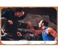 Zuhhgii Cartel de estaño retro The SQUEEZE Original Lobby Card 5 Michael Keaton Rae Dawn Chong Retro of Classic Old Film Poster Metal Sign TV Bar Man Cueva Wall Decor 8 x 12 pulgadas
