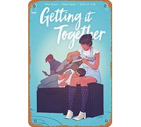 Zuhhgii Cartel de metal con personajes de cómics retro - GETTING IT TOGETHER #2 (OF 4) CVR A FINE (MR) - Póster de película para música, cafetería, bar, restaurante, supermercado, tienda, regalos de