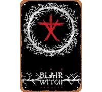 Zuhhgii Cartel de metal de la serie de películas de The Blair Witch Project, vintage, retro, póster de película, póster de película clásica, decoración de pared de cueva, regalo para mujeres y hombres