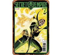 Zuhhgii Cartel de metal retro - Secret Empire 7 Var C Comic Book NM - Cartel de película de anime para música, cafetería, bar, restaurante, supermercado, tienda, película regalos, 8 x 12 pulgadas