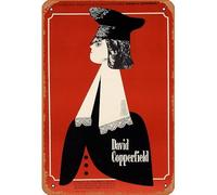 Zuhhgii Cartel de película retro de David Copperfield, póster de película polaca, regalos de decoración, pósteres de estrellas, dibujos animados, animación, coche, metal divertido para música, bar