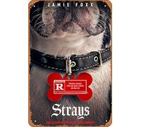 Zuhhgii Cartel de película Strays (Will Ferrell, Jamie Foxx) Cartel de estaño para cine y cine de 20 x 30 cm, letrero de metal vintage para decoración del hogar, bar, pub, garaje, regalos