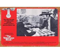 Zuhhgii Cartel retro de hojalata con texto en inglés "The Telefone Book" con 3 Norman Rose Barry Morse Sarah Kennedy Retro of Classic Old Film Poster Metal Sign TV Bar Man Cave Wall Decor 8 x 12